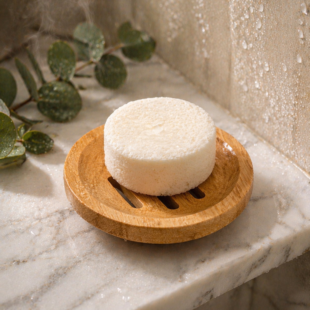 Bamboo Shower Steamer Tray