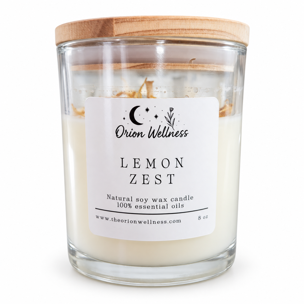 Lemon Zest Candle by Orion Wellness