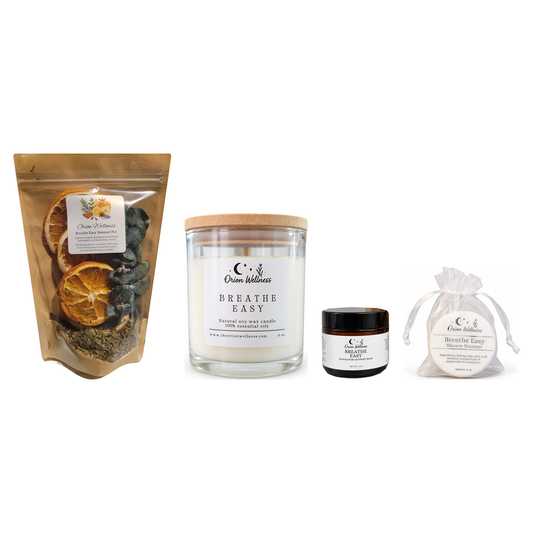 Breathe Easy Ritual Set complete set with current shower steamer