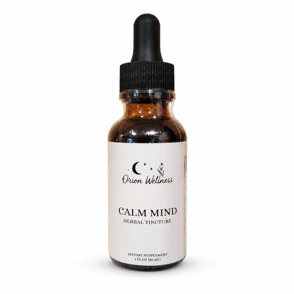 Calm Mind on white background