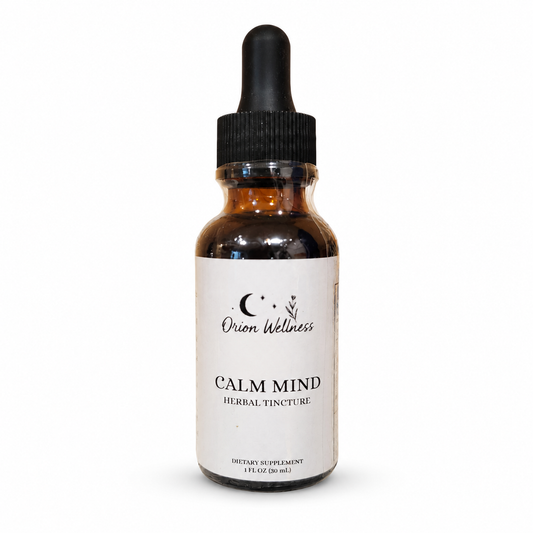 Calm Mind on white background