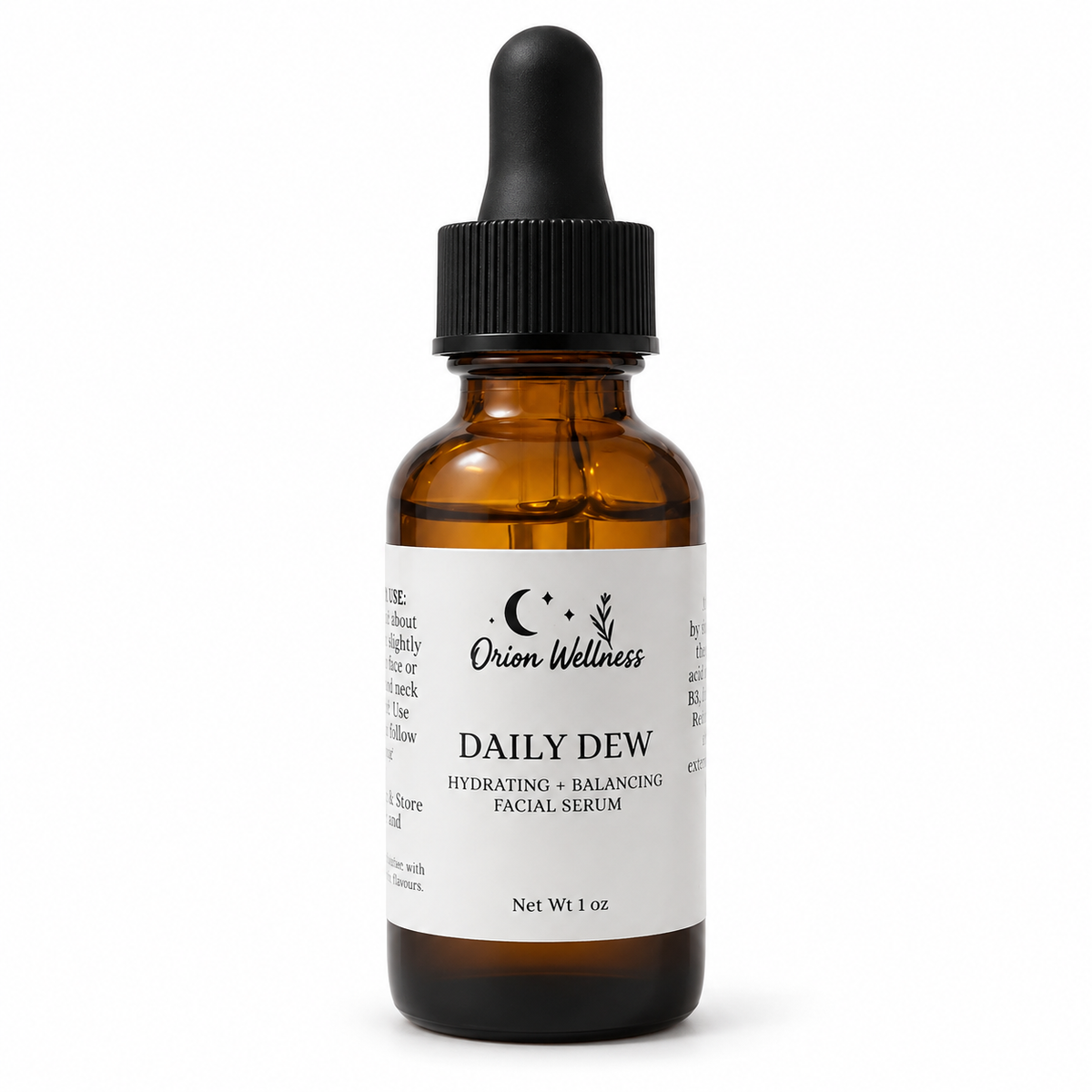 Daily Dew Facial Serum by Orion Wellness on a white background