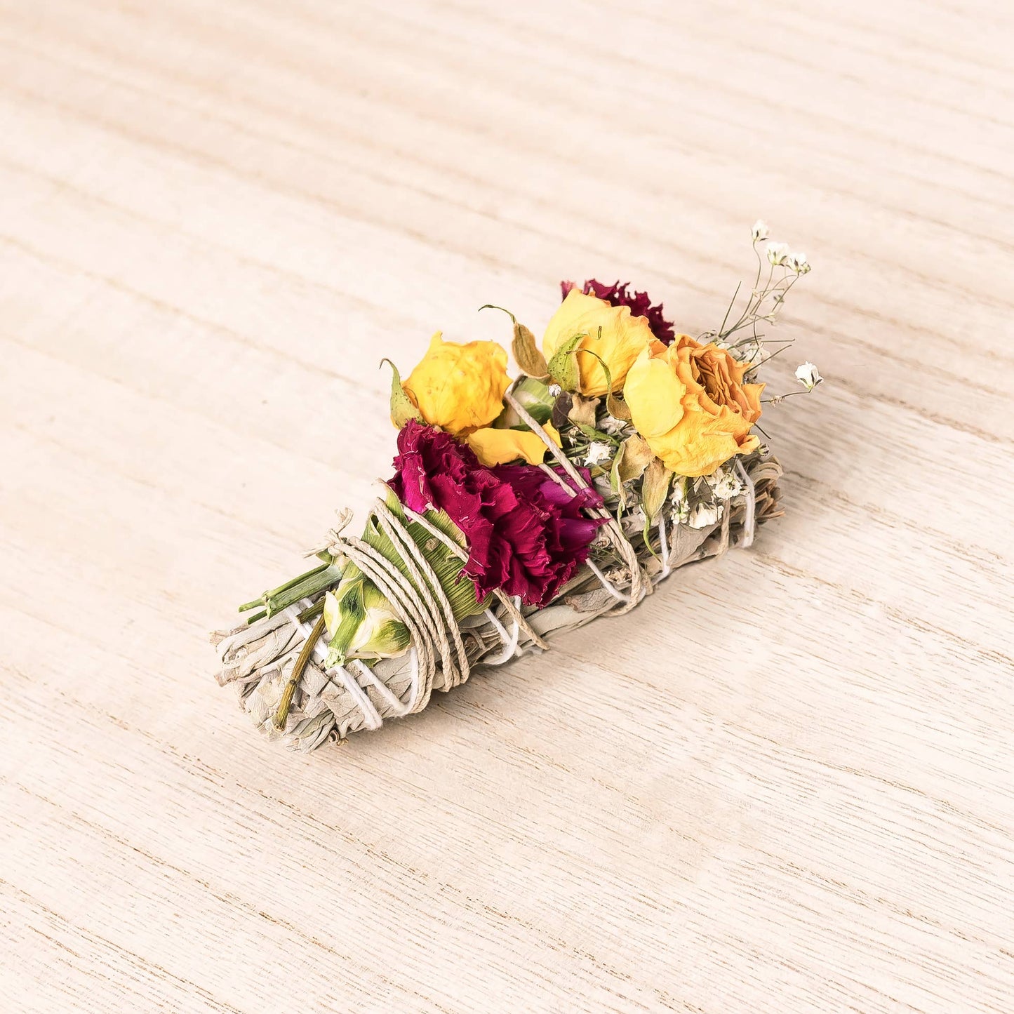 Floral Sage "Housewarming" Spiritual, Energy, Cleanse Smudge Stick