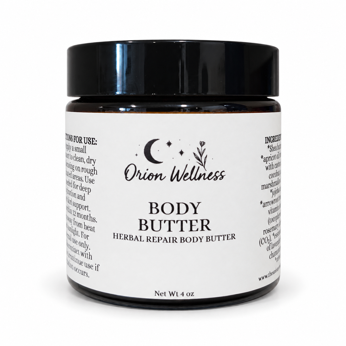 Orion Wellness Body Butter on a white background