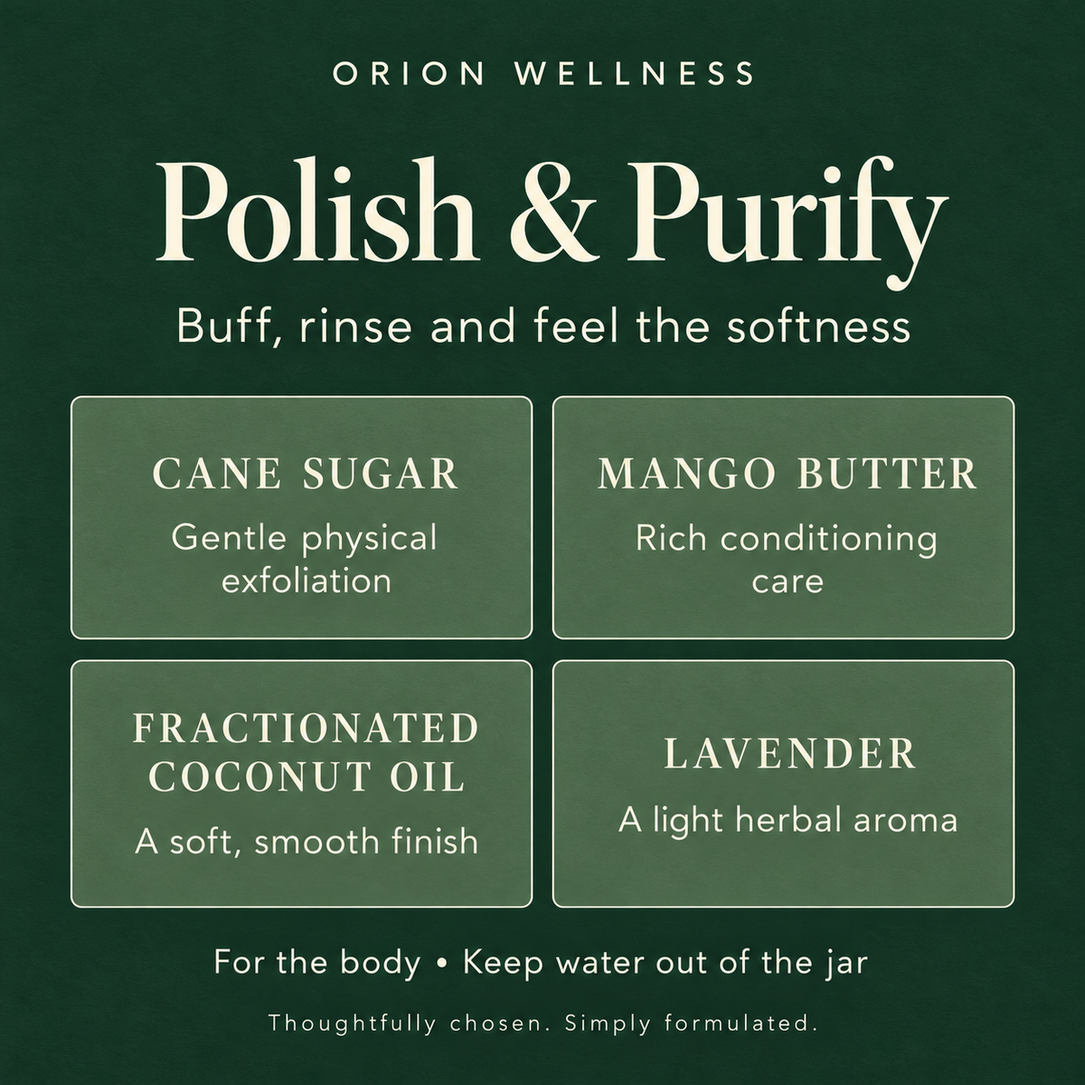 Polish & Purify Sugar Polish ingredient and daily ritual guide