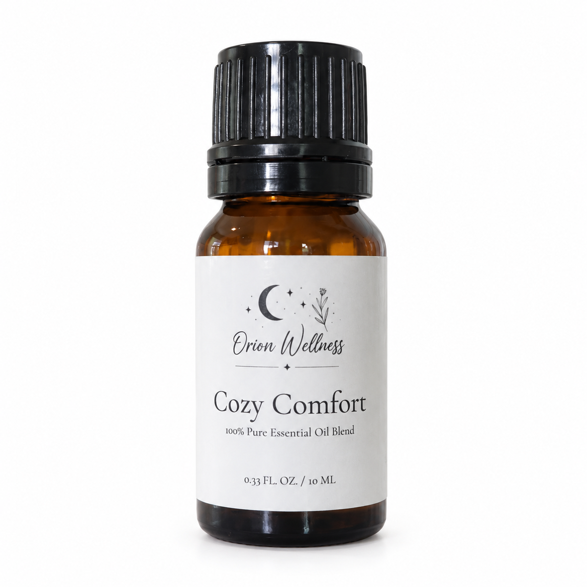 Orion Wellness Cozy Comfort 10 mL diffuser blend on a white background