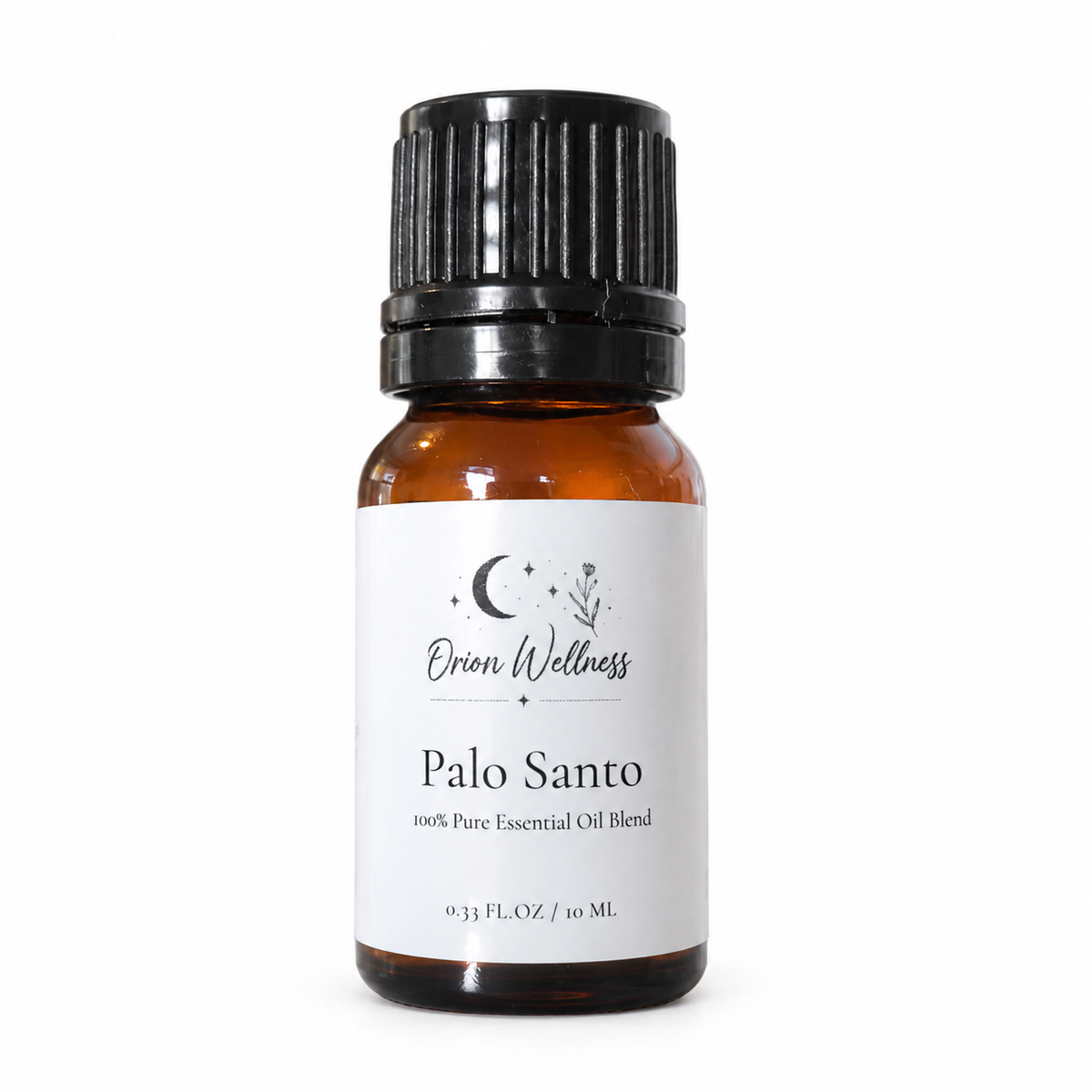 Orion Wellness Palo Santo 10 mL diffuser blend on a white background