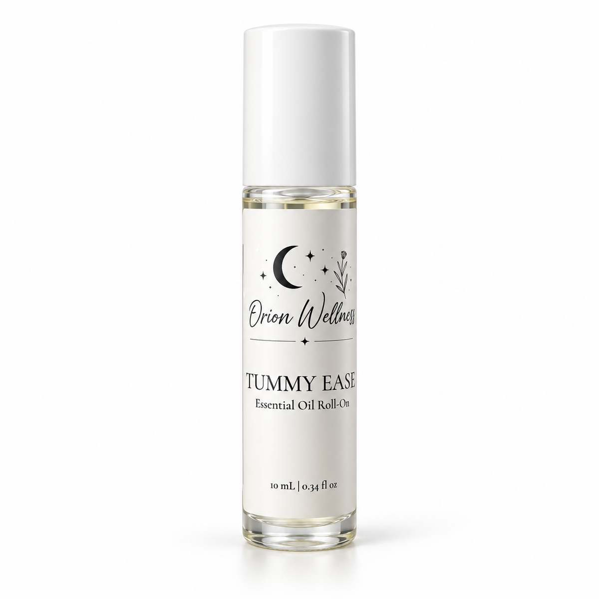 Orion Wellness Tummy Ease 10 mL roll-on on a white background