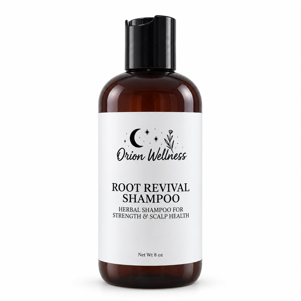 Root Revival Shampoo by Orion Wellness on a white background